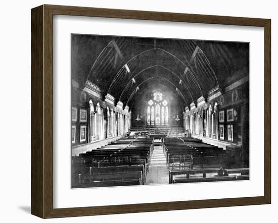 Schoolroom, Uppingham, Rutland, 1924-1926-Valentine & Sons-Framed Giclee Print