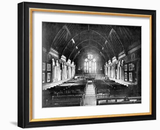 Schoolroom, Uppingham, Rutland, 1924-1926-Valentine & Sons-Framed Giclee Print