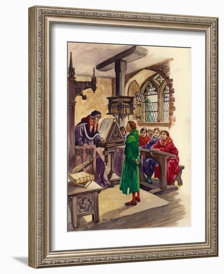 Schools in the Middle Ages-Peter Jackson-Framed Giclee Print