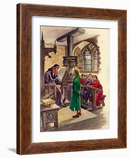 Schools in the Middle Ages-Peter Jackson-Framed Giclee Print