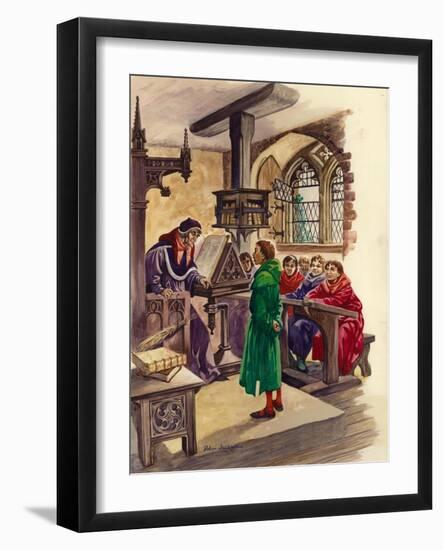 Schools in the Middle Ages-Peter Jackson-Framed Giclee Print