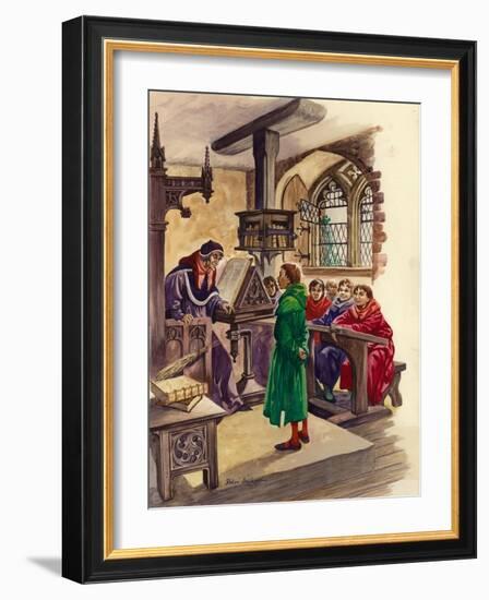 Schools in the Middle Ages-Peter Jackson-Framed Giclee Print