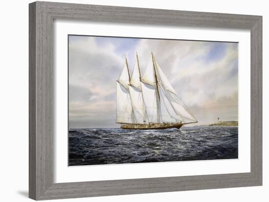 Schooner "Atlantic"-Jack Wemp-Framed Giclee Print