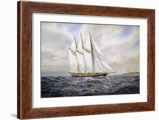 Schooner "Atlantic"-Jack Wemp-Framed Giclee Print