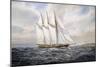 Schooner "Atlantic"-Jack Wemp-Mounted Giclee Print