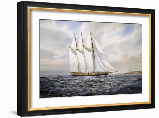 Schooner "Atlantic"-Jack Wemp-Framed Giclee Print