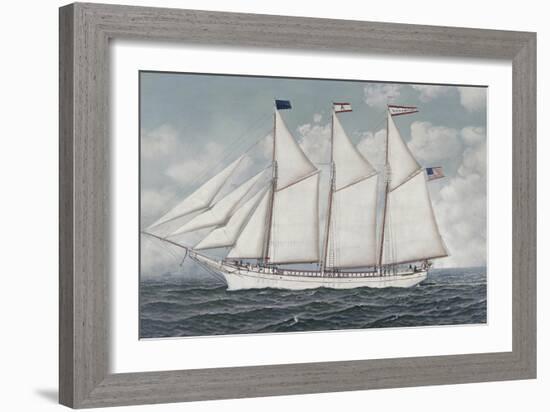 Schooner-Elsie Bayless-Antonio Jacobsen-Framed Premium Giclee Print