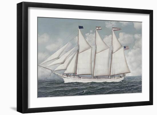 Schooner-Elsie Bayless-Antonio Jacobsen-Framed Premium Giclee Print