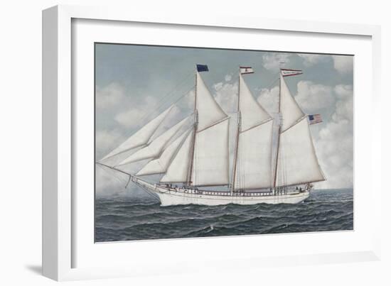 Schooner-Elsie Bayless-Antonio Jacobsen-Framed Premium Giclee Print