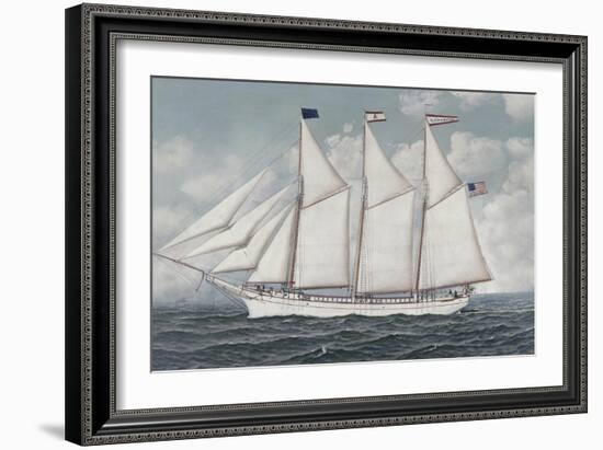 Schooner-Elsie Bayless-Antonio Jacobsen-Framed Giclee Print