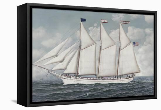 Schooner-Elsie Bayless-Antonio Jacobsen-Framed Premier Image Canvas