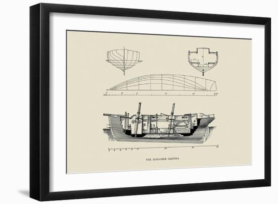 Schooner Gaetina-Charles P. Kunhardt-Framed Art Print