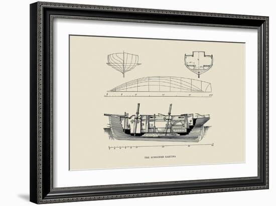 Schooner Gaetina-Charles P. Kunhardt-Framed Art Print