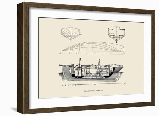 Schooner Gaetina-Charles P. Kunhardt-Framed Art Print