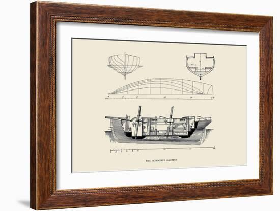 Schooner Gaetina-Charles P. Kunhardt-Framed Art Print