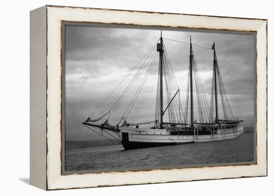 Schooner Great Bear, 1916-Asahel Curtis-Framed Premier Image Canvas