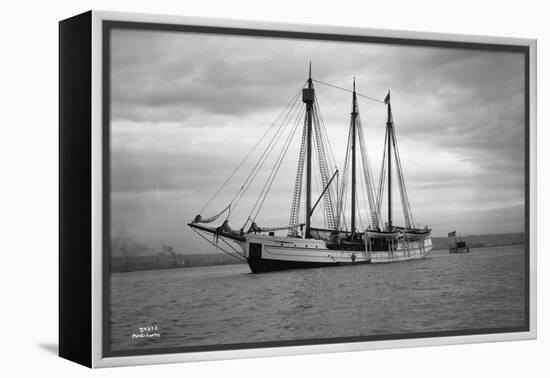 Schooner Great Bear, 1916-Asahel Curtis-Framed Premier Image Canvas