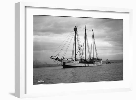 Schooner Great Bear, 1916-Asahel Curtis-Framed Giclee Print