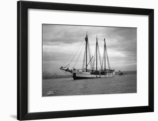 Schooner Great Bear, 1916-Asahel Curtis-Framed Giclee Print