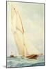 Schooner under Sail-Barlow Moore-Mounted Giclee Print