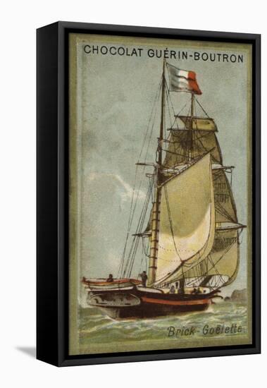 Schooner-null-Framed Premier Image Canvas