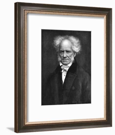 'Schopenhauer, the German philosopher', c1911, (1911)-Arthur Trevor Haddon-Framed Giclee Print