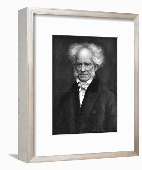 'Schopenhauer, the German philosopher', c1911, (1911)-Arthur Trevor Haddon-Framed Giclee Print