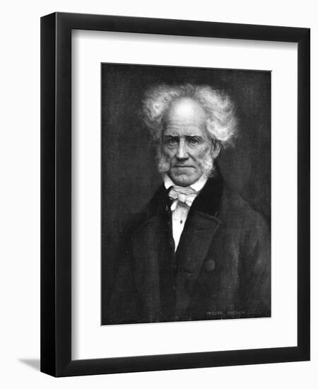 'Schopenhauer, the German philosopher', c1911, (1911)-Arthur Trevor Haddon-Framed Giclee Print