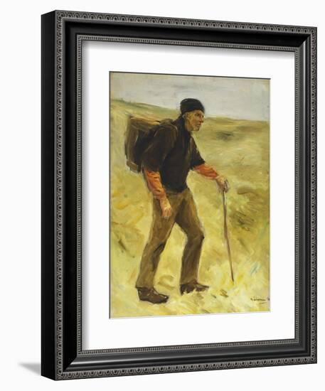 Schreitender Bauer, 1894-Max Liebermann-Framed Giclee Print