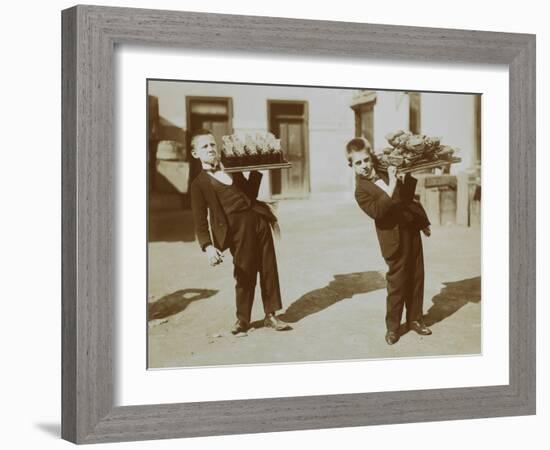 Schroth Cure: Wine and Bread Boys, 20th Century-Andrew Pitcairn-knowles-Framed Giclee Print