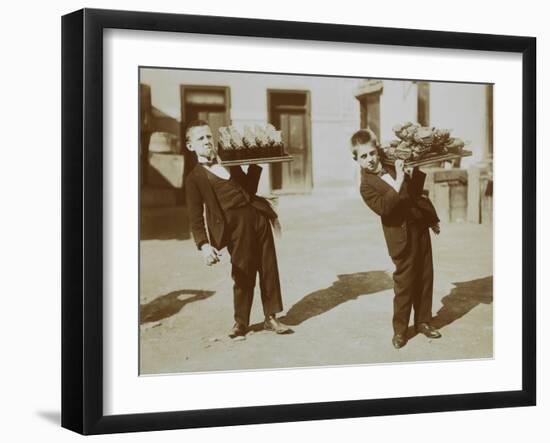 Schroth Cure: Wine and Bread Boys, 20th Century-Andrew Pitcairn-knowles-Framed Giclee Print