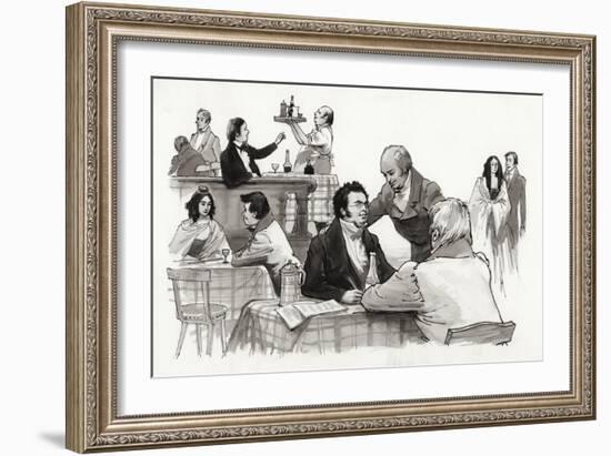 Schubert and Friends-Ralph Bruce-Framed Giclee Print