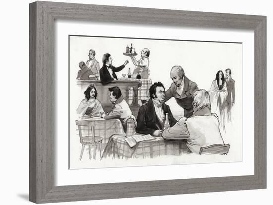 Schubert and Friends-Ralph Bruce-Framed Giclee Print