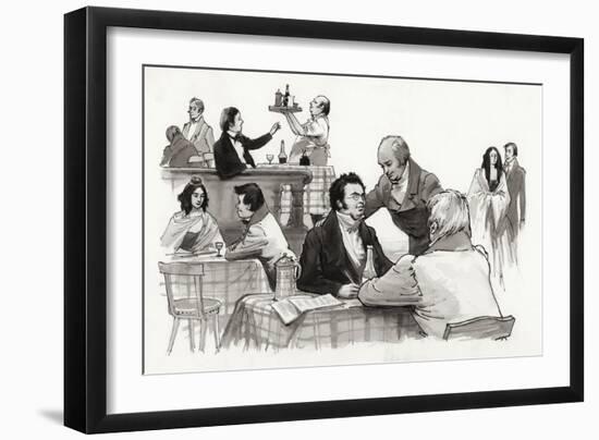 Schubert and Friends-Ralph Bruce-Framed Giclee Print