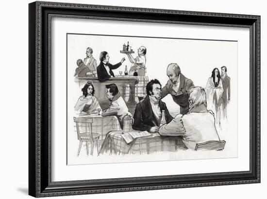 Schubert and Friends-Ralph Bruce-Framed Giclee Print