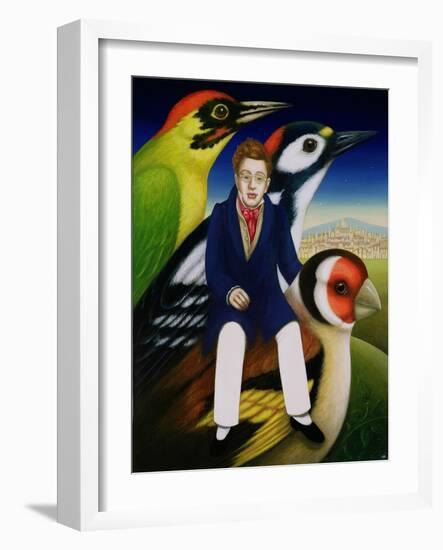 Schubert and the Language of Birds, 2000-Frances Broomfield-Framed Giclee Print