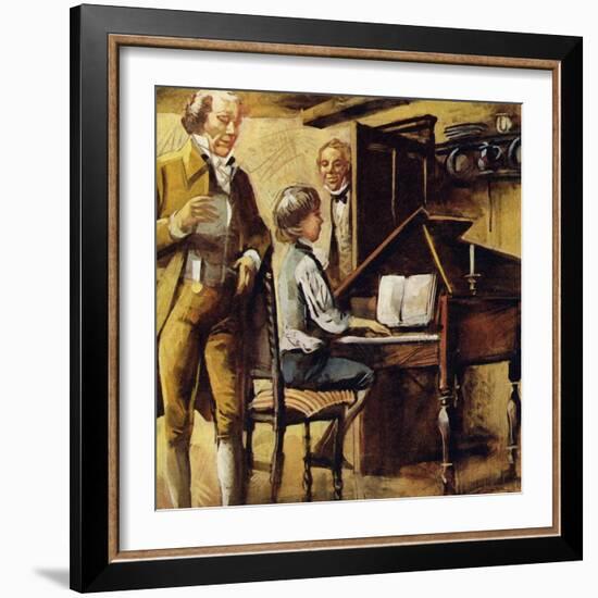 Schubert Was Born in Vienna in 1797-null-Framed Giclee Print