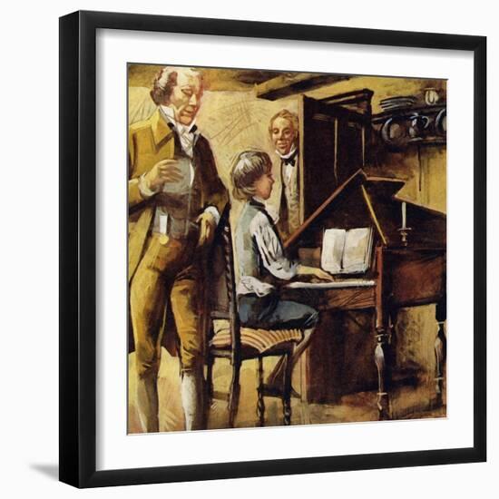 Schubert Was Born in Vienna in 1797-null-Framed Giclee Print