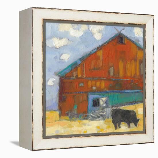 Schullsburg Barn-Sue Jachimiec-Framed Stretched Canvas