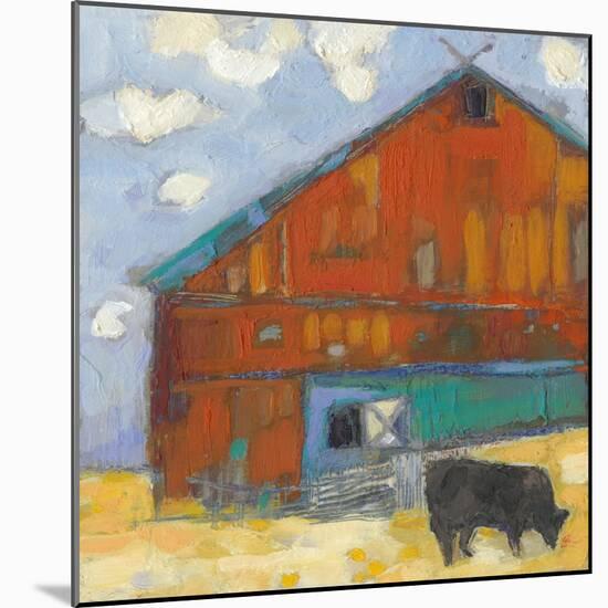 Schullsburg Barn-Sue Jachimiec-Mounted Art Print