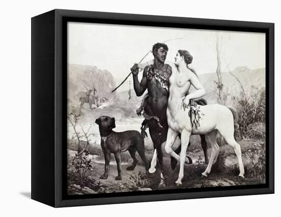 Schutzenberger: Centaurs-Louis Frederic Schutzenberger-Framed Premier Image Canvas