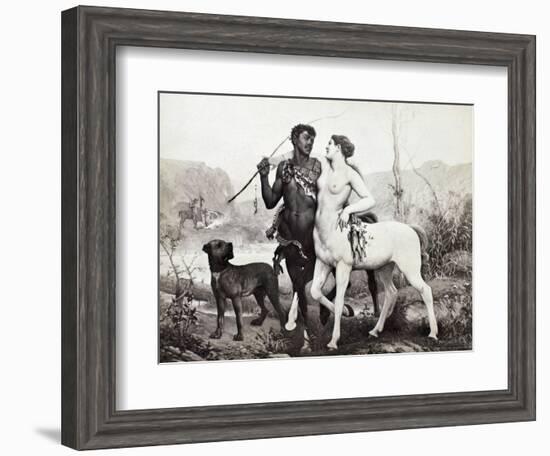 Schutzenberger: Centaurs-Louis Frederic Schutzenberger-Framed Giclee Print