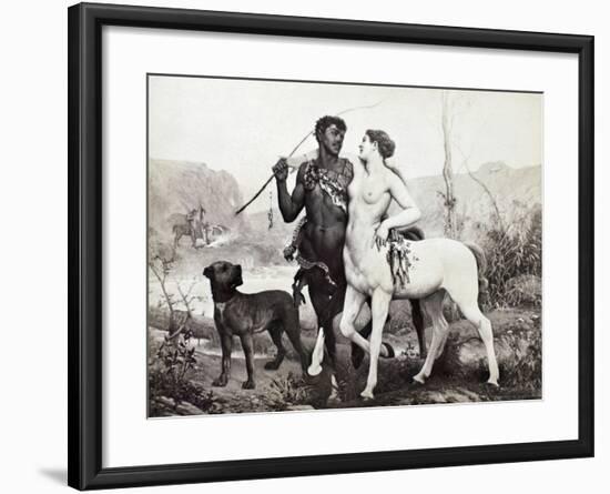 Schutzenberger: Centaurs-Louis Frederic Schutzenberger-Framed Giclee Print