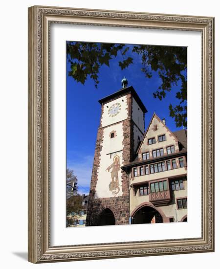 Schwabentor, Old Town, Freiburg, Baden-Wurttemberg, Germany, Europe-Hans Peter Merten-Framed Photographic Print
