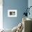 Schwartz - Blue Flowing-Don Schwartz-Framed Premium Giclee Print displayed on a wall
