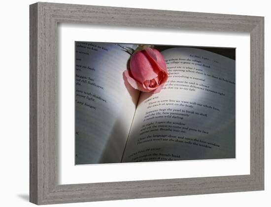 Schwartz - Blue Love Poem-Don Schwartz-Framed Art Print