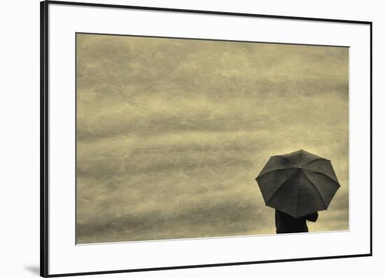 Schwartz - Little Red Umbrella-Don Schwartz-Framed Premium Giclee Print