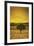 Schwartz - Lone Tree at Sunset-Don Schwartz-Framed Art Print