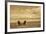 Schwartz - Two Chairs on the Sand-Don Schwartz-Framed Premium Giclee Print