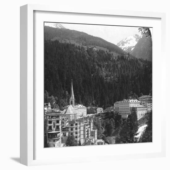 Schwarzenberg, Badgastein, Austria, C1900s-Wurthle & Sons-Framed Photographic Print